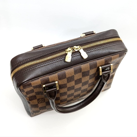 ✨️💎AUTHENTIC LOUIS VUITTON BRERA DAMIER EBENE HANDBAG - Picture 8 of 16